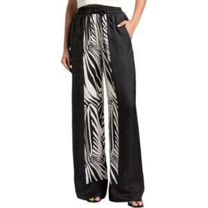 NICHOLAS Silk Blend Sandra Pull On Wide Leg Pants